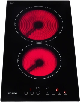 Варочная поверхность Hyundai HHE 3210 BG черный - купить недорого с доставкой в интернет-магазине
