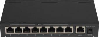 Коммутатор TP-Link TL-SF1009P 9x100Мбит/с 8PoE+ 65W неуправляемый - купить недорого с доставкой в интернет-магазине