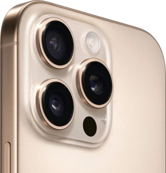 Смартфон Apple A3292 iPhone 16 Pro 1Tb бежевый титан моноблок 3G 4G 1Sim 6.3" 1206x2622 iOS 18 48Mpix 802.11 a/b/g/n/ac/ax/be NFC GPS Protect - купить недорого с доставкой в интернет-магазине