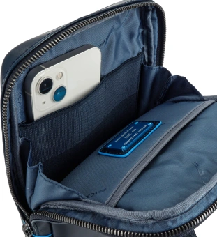 Сумка Piquadro Blue Square CA3084B2/BLU2 синяя натур.кожа - купить недорого с доставкой в интернет-магазине