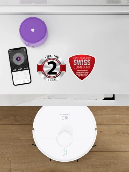 Пылесос-робот Polaris PVCR 4500 WIFI IQ Home 40Вт белый - купить недорого с доставкой в интернет-магазине