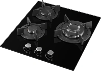 Газовая варочная поверхность Weissgauff HGG 451 BGh Nano черный - купить недорого с доставкой в интернет-магазине