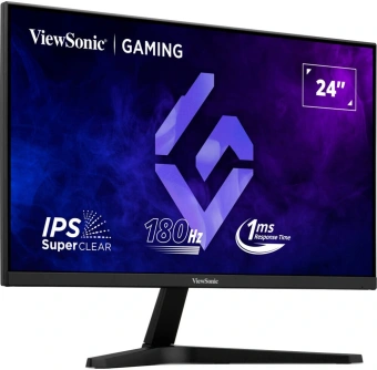 Монитор ViewSonic 23.8" VX24G1-HD черный IPS LED 16:9 HDMI матовая 300cd 178гр/178гр 1920x1080 180Hz G-Sync DP FHD 2.7кг - купить недорого с доставкой в интернет-магазине
