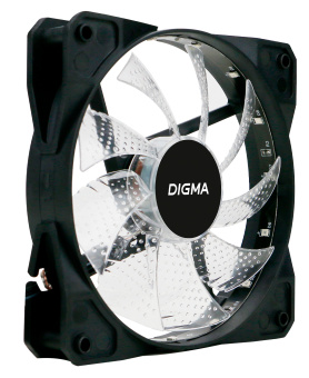 Вентилятор Digma DFAN-FRGB2 120x120x25mm 3-pin 4-pin (Molex)23dB 115gr LED Ret - купить недорого с доставкой в интернет-магазине