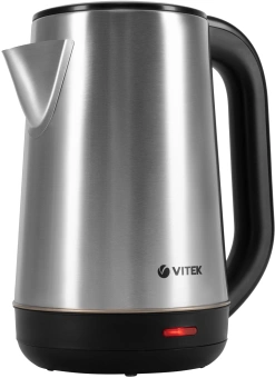 Чайник электрический Vitek VT-1139 1.8л. 2200Вт сталь/черный корпус: нерж.сталь - купить недорого с доставкой в интернет-магазине