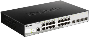 Коммутатор D-Link DGS-1210-20/ME/B1A 16x1Гбит/с 4SFP управляемый - купить недорого с доставкой в интернет-магазине