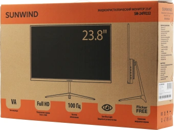 Монитор SunWind 23.8" SM-24FV222 черный VA 5ms 16:9 HDMI матовая 250cd 178гр/178гр 1920x1080 100Hz FreeSync VGA FHD 2.79кг - купить недорого с доставкой в интернет-магазине