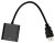 Переходник Buro HDMI-M-VGA-F HDMI (m) VGA (f) 0.1м - купить недорого с доставкой в интернет-магазине