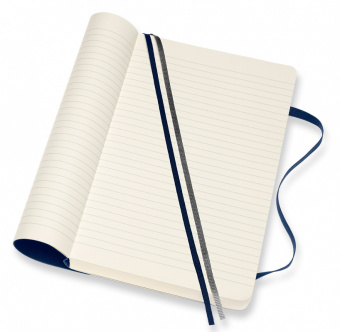 Блокнот Moleskine CLASSIC SOFT EXPENDED QP616EXPB20 Large 130х210мм 400стр. линейка мягкая обложка синий сапфир - купить недорого с доставкой в интернет-магазине