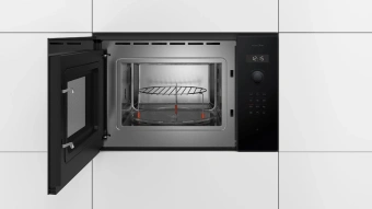 Микроволновая печь Bosch BEL454MB1F 25л. 900Вт черный (встраиваемая) - купить недорого с доставкой в интернет-магазине