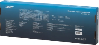 Клавиатура Acer OKW127 механическая черный USB Multimedia for gamer LED (ZL.KBDEE.00H) кабель 1.8м - купить недорого с доставкой в интернет-магазине