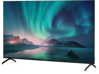 Телевизор LED Hyundai 50" H-LED50BU7006 Android TV Frameless Metal черный 4K Ultra HD 60Hz DVB-T2 DVB-C DVB-S DVB-S2 USB WiFi Smart TV - купить недорого с доставкой в интернет-магазине