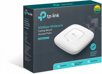 Точка доступа TP-Link EAP115 N300 10/100BASE-TX белый - купить недорого с доставкой в интернет-магазине
