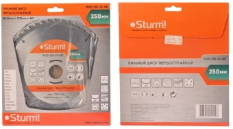 Диск пильный по дер. Sturm! 9020-250-32-48T d(посад.)=32мм (циркулярные пилы) (упак.:1шт) - купить недорого с доставкой в интернет-магазине