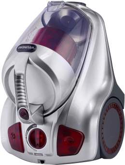 Пылесос Hyundai HYV-C4570 2400Вт серебристый/красный - купить недорого с доставкой в интернет-магазине