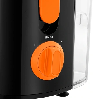 Соковыжималка центробежная Kitfort КТ-1198 400Вт оранжевый/черный - купить недорого с доставкой в интернет-магазине