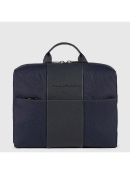 Косметичка Piquadro Brief2 BY3058BR2/BLU синий нейлон/натур.кожа - купить недорого с доставкой в интернет-магазине