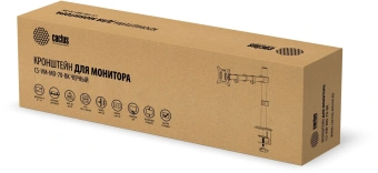 Кронштейн для мониторов Cactus CS-VM-MD-70-BK черный/белый 17"-32" макс.9кг настольный поворот и наклон - купить недорого с доставкой в интернет-магазине