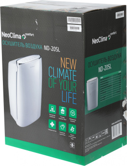 Осушитель воздуха Neoclima ND-20SL 385Вт бытовой белый - купить недорого с доставкой в интернет-магазине
