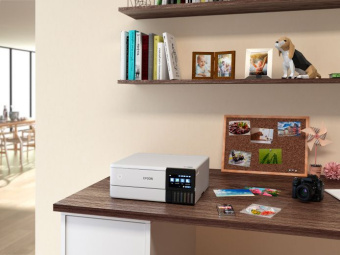 МФУ струйный Epson EcoTank L8160 (C11CJ20404/403/402) A4 Duplex Net WiFi белый - купить недорого с доставкой в интернет-магазине