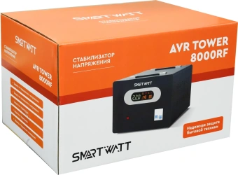 Стабилизатор напряжения Smartwatt AVR Tower 8000RF 8000ВА черный - купить недорого с доставкой в интернет-магазине