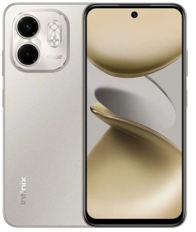 Смартфон Infinix X6532 Smart 9 128Gb 3Gb титан моноблок 3G 4G 2Sim 6.7" 720x1600 Android 14 13Mpix 802.11 a/b/g/n/ac GPS GSM900/1800 GSM1900 Protect FM A-GPS microSD max2048Gb - купить недорого с доставкой в интернет-магазине