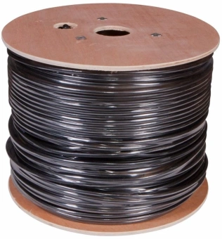 Кабель информационный PROconnect 01-0154 кат.5E F/UTP 4X2X24AWG PE внешний 305м черный - купить недорого с доставкой в интернет-магазине