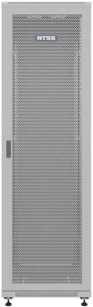 Шкаф серверный NTSS Премиум (NTSS-R22U6080PD) напольный 22U 600x800мм пер.дв.перфор. металл 900кг серый 710мм 54кг 1102мм IP20 сталь - купить недорого с доставкой в интернет-магазине