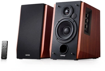Колонки Edifier R1700BT 2.0 коричневый 66Вт BT - купить недорого с доставкой в интернет-магазине
