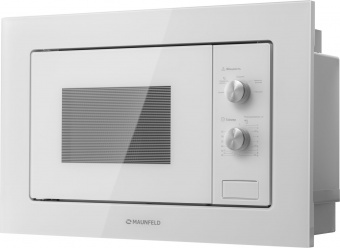 Микроволновая печь Maunfeld MBMO.20.1PGW 20л. 800Вт белый (встраиваемая) - купить недорого с доставкой в интернет-магазине