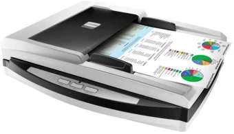 Сканер планшетный/протяжный Plustek SmartOffice PL4080 (0283TS) A4 белый - купить недорого с доставкой в интернет-магазине