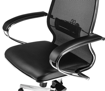 Кресло Метта Comfort S Infinity Easy Clean сет./экокожа с подголов. крестов. металл хром (комплект 1шт) - купить недорого с доставкой в интернет-магазине