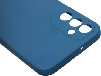 Чехол (клип-кейс) BoraSCO для Samsung Galaxy A15 Microfiber Case синий (72893) - купить недорого с доставкой в интернет-магазине