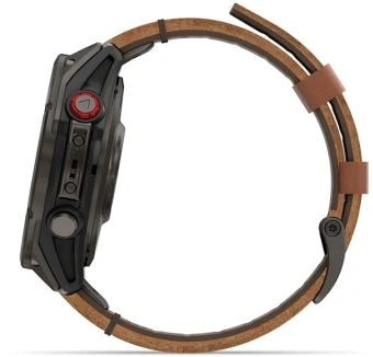 Смарт-часы Garmin Fenix 8 Pro 1.4" AMOLED корп.серый рем.песочный (010-03198-40) - купить недорого с доставкой в интернет-магазине