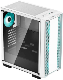 Корпус Deepcool CC560 V2 белый без БП ATX 8x120mm 5x140mm 1xUSB2.0 audio bott PSU - купить недорого с доставкой в интернет-магазине