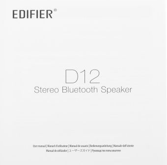 Колонки Edifier D12 2.0 черный/черный 70Вт BT - купить недорого с доставкой в интернет-магазине