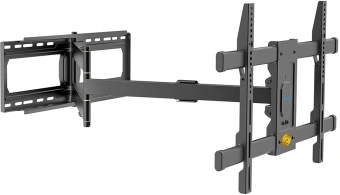 Кронштейн для телевизора Kromax DIX-30 черный 1532"-65" макс.60кг настенный поворот и наклон - купить недорого с доставкой в интернет-магазине