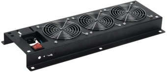 Панель вентиляторная ITK (FM05-31M) 3 вент. черный (упак.:1шт) - купить недорого с доставкой в интернет-магазине