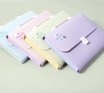 Папка-портфель Deli Colorful EF612 7 отдел. A4 полипропилен ассорти - купить недорого с доставкой в интернет-магазине