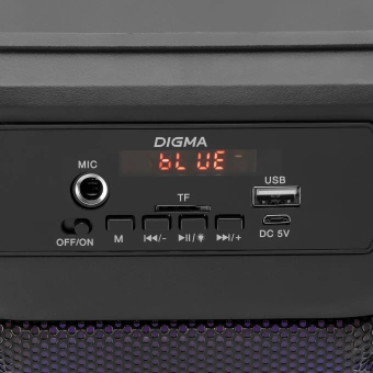 Минисистема Digma D-MC1705 черный 40Вт FM USB BT micro SD - купить недорого с доставкой в интернет-магазине