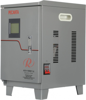 Стабилизатор напряжения Ресанта АСН-15000/1-Ц 15кВА однофазный серый (63/6/11) - купить недорого с доставкой в интернет-магазине