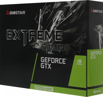 Видеокарта Biostar PCI-E 3.0 VN1666SF69 NVIDIA GeForce GTX 1660SUPER 6Gb 192bit GDDR6 1530/8000 DVIx1 HDMIx1 DPx1 HDCP Ret - купить недорого с доставкой в интернет-магазине