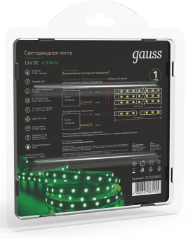 Лента светодиод. Gauss SMD 5м (312000605) - купить недорого с доставкой в интернет-магазине