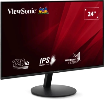 Монитор ViewSonic 23.8" VA24E1-H черный IPS LED 16:9 HDMI матовая 250cd 178гр/178гр 1920x1080 120Hz VGA FHD 2.3кг - купить недорого с доставкой в интернет-магазине
