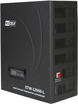 Стабилизатор напряжения Rucelf STW-12000-L 12кВА однофазный черный - купить недорого с доставкой в интернет-магазине