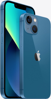 Смартфон Apple A2633 iPhone 13 128Gb 4Gb синий моноблок 3G 4G 1Sim 6.1" 1170x2532 iOS 16 12Mpix 802.11 a/b/g/n/ac/ax NFC GPS GSM900/1800 GSM1900 Protect - купить недорого с доставкой в интернет-магазине