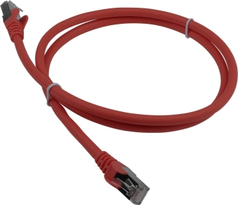 Патч-корд Lanmaster LAN-PC45/S6A-3.0-RD S/FTP RJ-45 вил. кат.6A 3м красный LSZH - купить недорого с доставкой в интернет-магазине