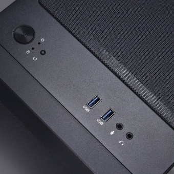 Корпус Lian-Li Lancool 205M Mesh черный без БП mATX 3x120mm 2x140mm 2xUSB3.0 audio bott PSU - купить недорого с доставкой в интернет-магазине