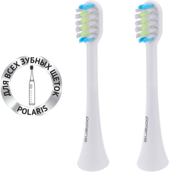 Насадка для зубных щеток Polaris TBH 0105 M (2) Белый (упак.:2шт) - купить недорого с доставкой в интернет-магазине