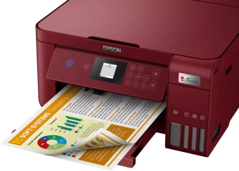 МФУ струйный Epson EcoTank L4267 (C11CJ63512) A4 Duplex WiFi красный (RED) - купить недорого с доставкой в интернет-магазине